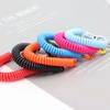 Coil Keychain Anti-lost Lobster Clasp Rope Key Hooks Bracelet Spring Keyring Spring Keychain