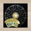 Tarot Tablecloth High-end Velvet Tarot Divination Tablecloth Gold-rimmed Pentagram Altar Cloth Witches' Tablecloths Deerskin