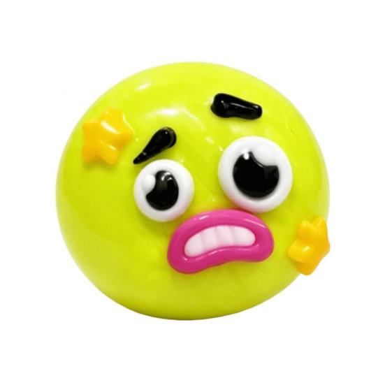 

1/2/5Pcs Dog Face Squeeze Toy, Moldable Slow Rise Cartoon Expression Stress Ball, Relaxing Anxiety Relieving Face Fidget Toy for Home, Office C