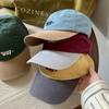 Adjustable Letter Embroidery Baseball Hat Cotton Teenagers Hat Vintage Baseball Cap  for Men Women