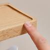 Tissue Rack Strong Bearing Capacity Punch Free Wooden Bathroom Toilet Wall Hanging