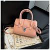 New high-end fashion temperament portable women casual simple versatile commuter messenger small square bag