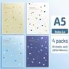 Soft Leather Student Notebook - A5/B5 Lined, Thick Cartoon Diary