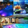 Wireless Color Altering Underwater Light With 10 Fixed pitches And 3 Adjustable Effects For Pool Lighting