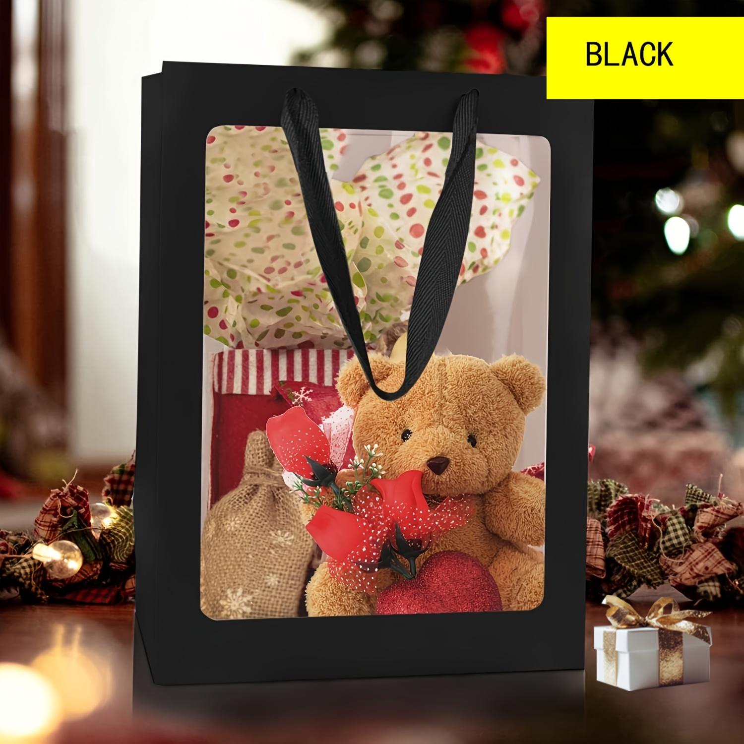 

Десять плотных крафтовых пакетов, подходящих для новогодних подарков, свадеб, праздничных презентов и встреч с друзьями. чёрный