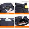 Oxfords Toted Bag for Men Shoulder Crossbody Handbag with Multi Pockets Zipper for Work Office Travel and Daily Use