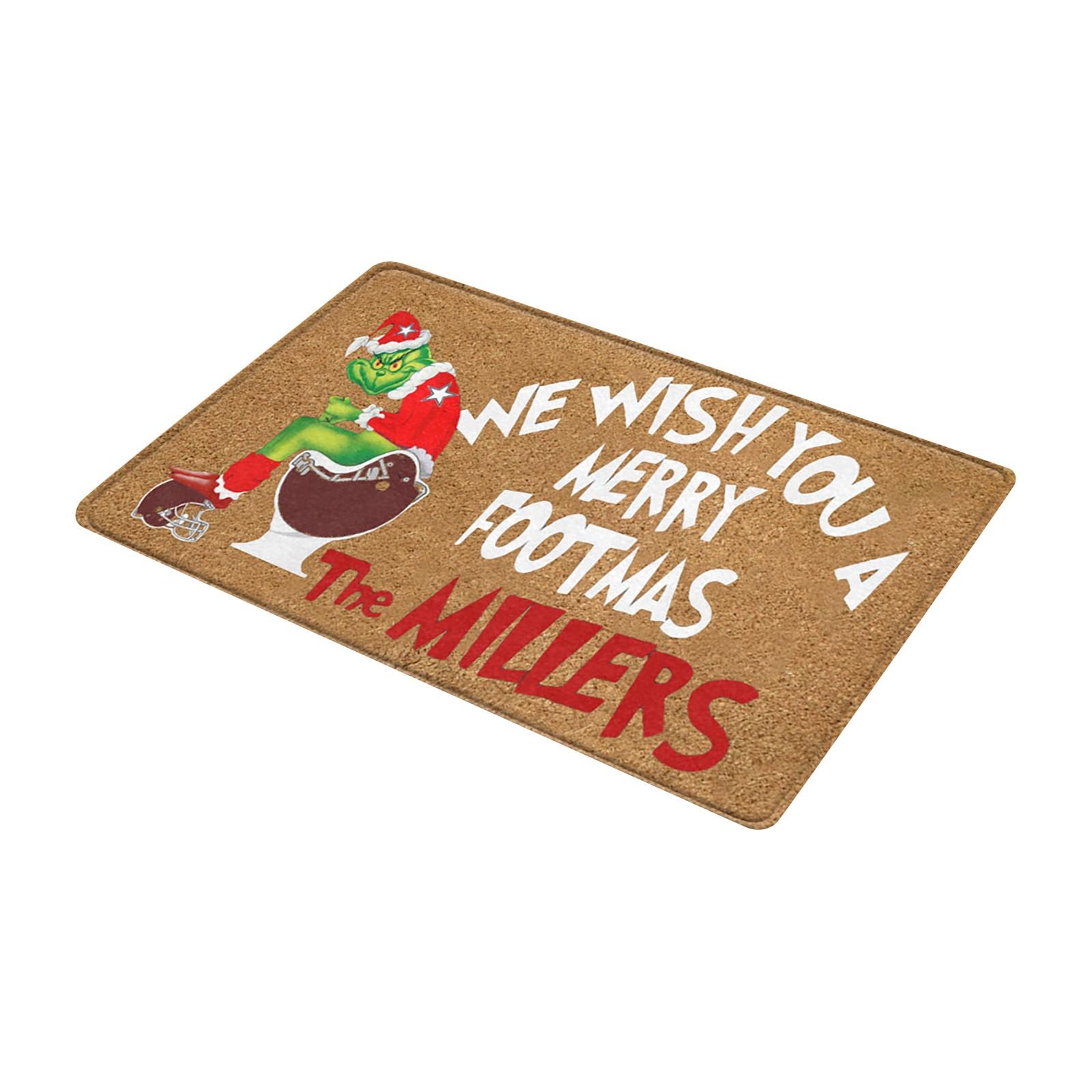 

Theme Floor Mat Home Decoration Carpet Living Room Bathroom Holiday Floor Mat One Size