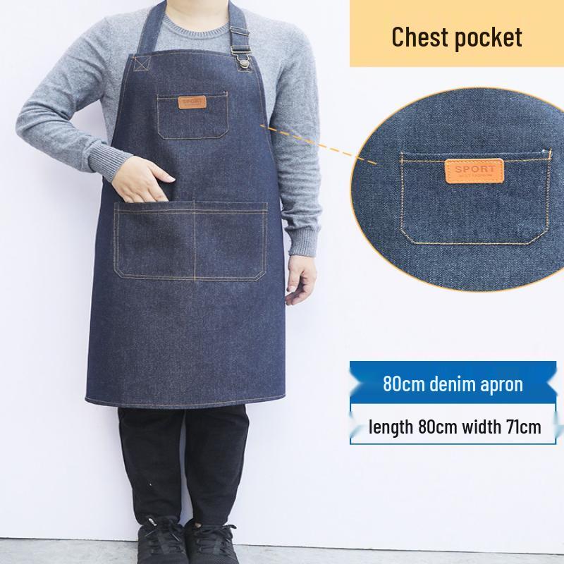 Thickened Canvas Denim Work Apron