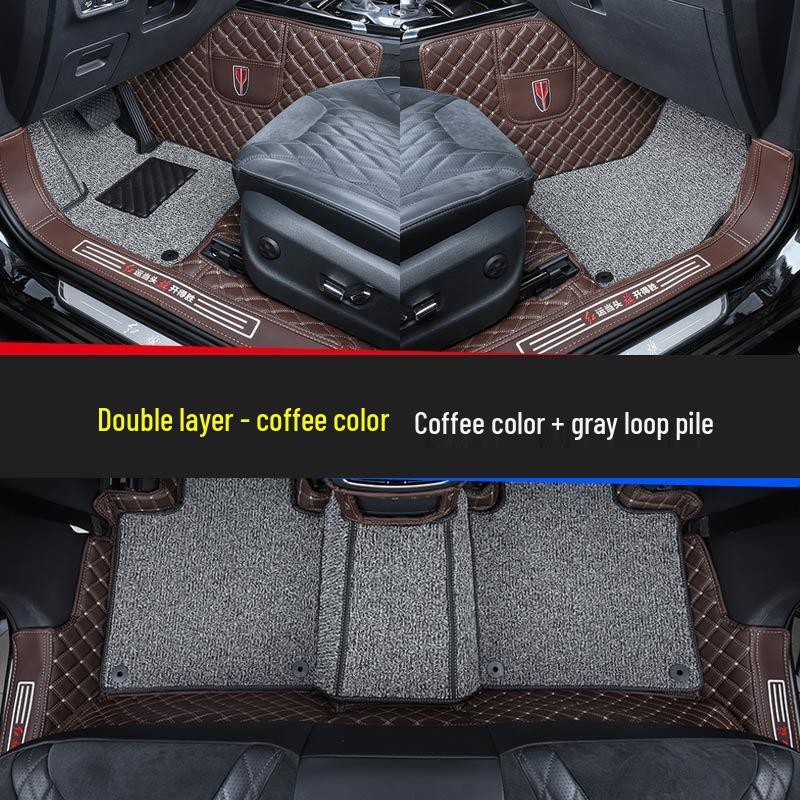 Custom Leather Floor Mats for Hongqi HS5 (2019-2025) - Interior Accessories & Style