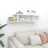 Vidaxl Wisząca Szafka Pod Tv, Biała, 125X18X23 Cm
