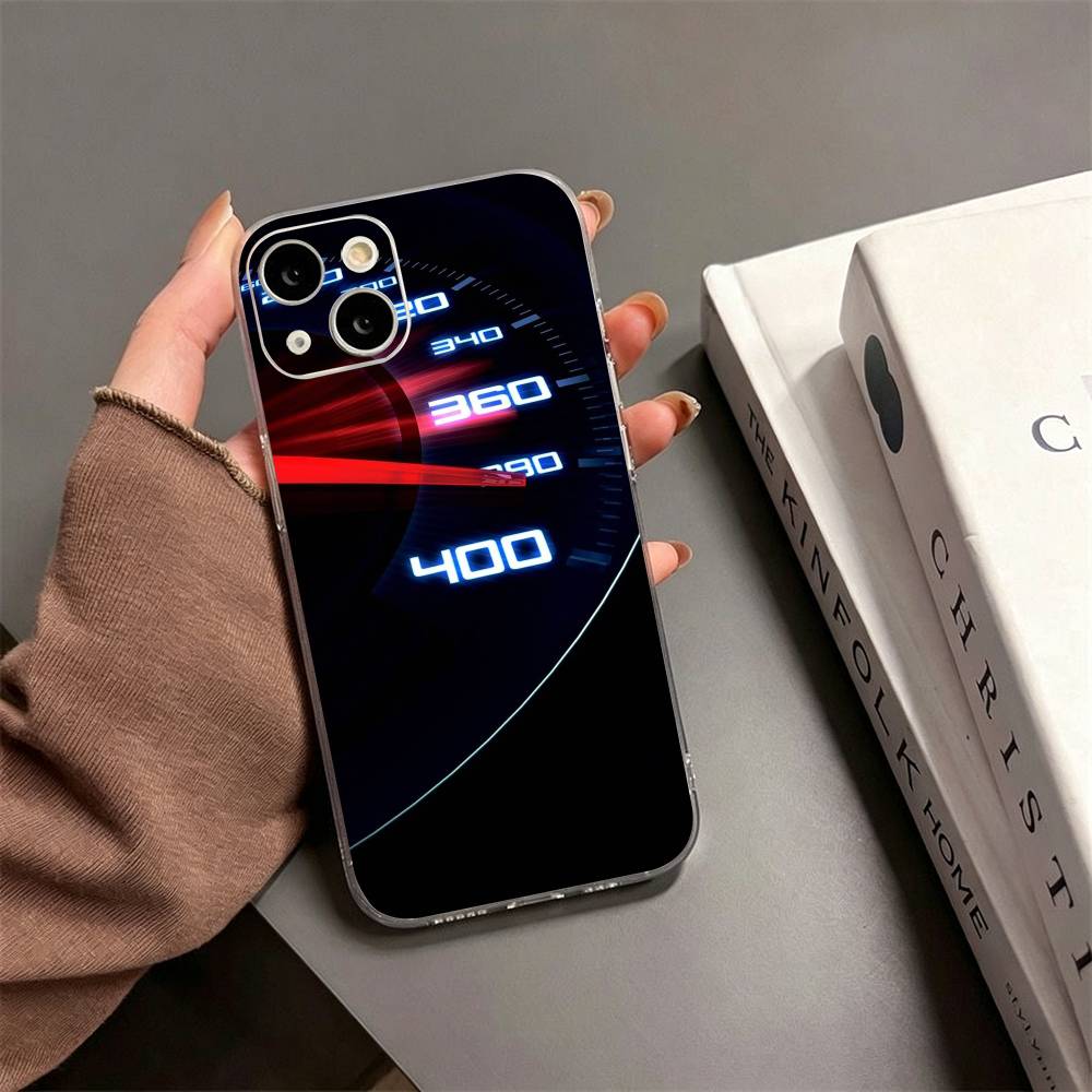 E-E30 Car Phone Case For iPhone17,16,15,14,13,12,11 Plus,Pro Max Soft Transparent Cover
