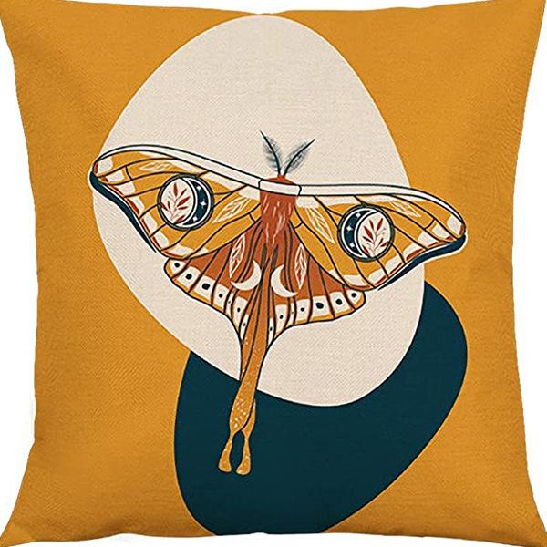 Tarot Printed Line Pillow Cover Moon Star Home Bedroom Sofa Pillow Cushion Cover