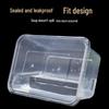 Disposable Transparent Plastic Food Containers