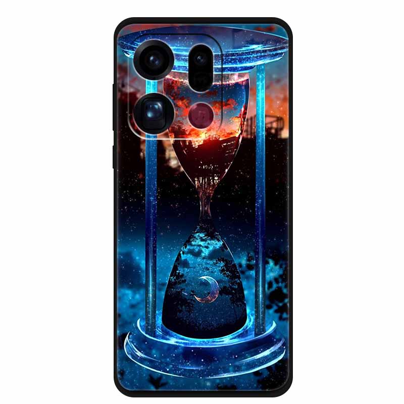 For OPPO Find X9 5G Case Silicone Space Animal TPU Soft Black Cover For OPPO Find X9 Cases FindX9 CPH2797 PLJ110 Cool TPU Cover