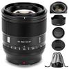 VILTROX 56mm Pro XF Mount Lens 56mm XF Autofocus Large Aperture Lens Fujifilm and F1.2 (for Fuji), F/1.2 APS-C (for X-Mount X-A7, X-E4, X-H1)