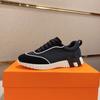 Aijia men's leather sports and leisure shoes with thin straps couple models 2024 summer new versatile foreign trade shoes high-end