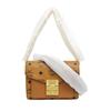 [Pre-Owned] Patricia Mini Coated Canvas Monogram Laurel Lock Crossbody Bag - Very Good #1SPYFUC