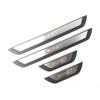4Pcs/Lot ABS Stainless Steel For - KIA SONET Door Sill Pedal Welcome Scuff Plate Decoration Cover