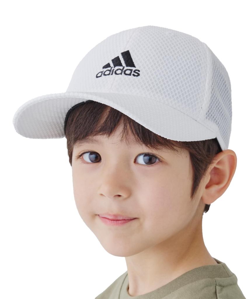 Adidas adiLM Japan OSFZ Equivalent To Japanese Sizes CAP-01 Cap, White, Children's Size, (54-57cm, S-M)