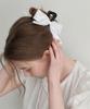 Halden Flat Ribbon Hair Claw Clip (H041_White)
