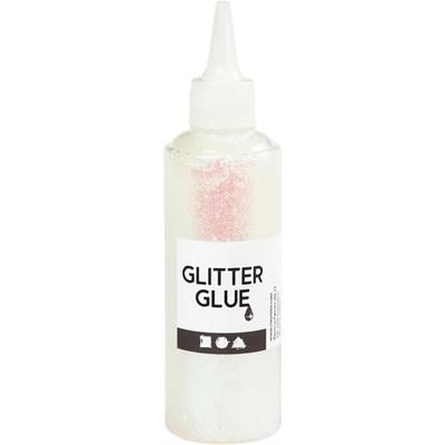 Glitter Glue - Single Unit - Holographic White - 118 Ml - Precise Applicator Tip