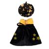 with Witch Hat Cat Cosplay Cloak Star Kitten Dress Funny Small Dog Knight Cape  Cat