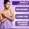 Multani Naturals Lavender Body Wash 270 Ml Herbal Cleanser With Lavender Oil Relaxing Unisex Shower Gel For Soft Skin