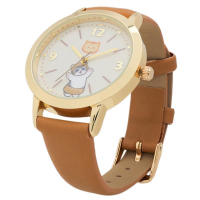 [Fieldwork] Mofusand Bear Brown Leather Band MSD002-4 Women's Watch