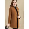 Autumn and Winter Seasonal Woolen Coat Medium and Long New Woolen Coat