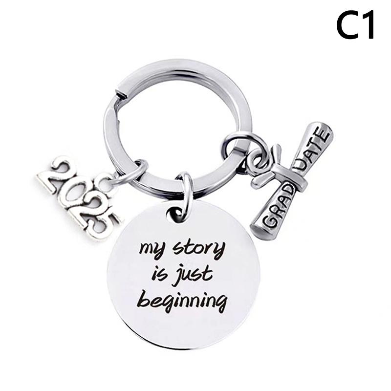 Schlüsselanhänger mit Abschlussmotiv der Klasse 2025, inspiriert von Geschenken für Absolventen der Universität, Hochschule, Mittelschule, Oberschule, Souvenir für ältere Schüler