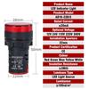 Indicator Signal Lamp Light Ad16-22Ds 22Mm Panel Mount Dc 12V 24V 110V 220V 380V Red Green Yellow Blue White Led Bulbs 20Ma