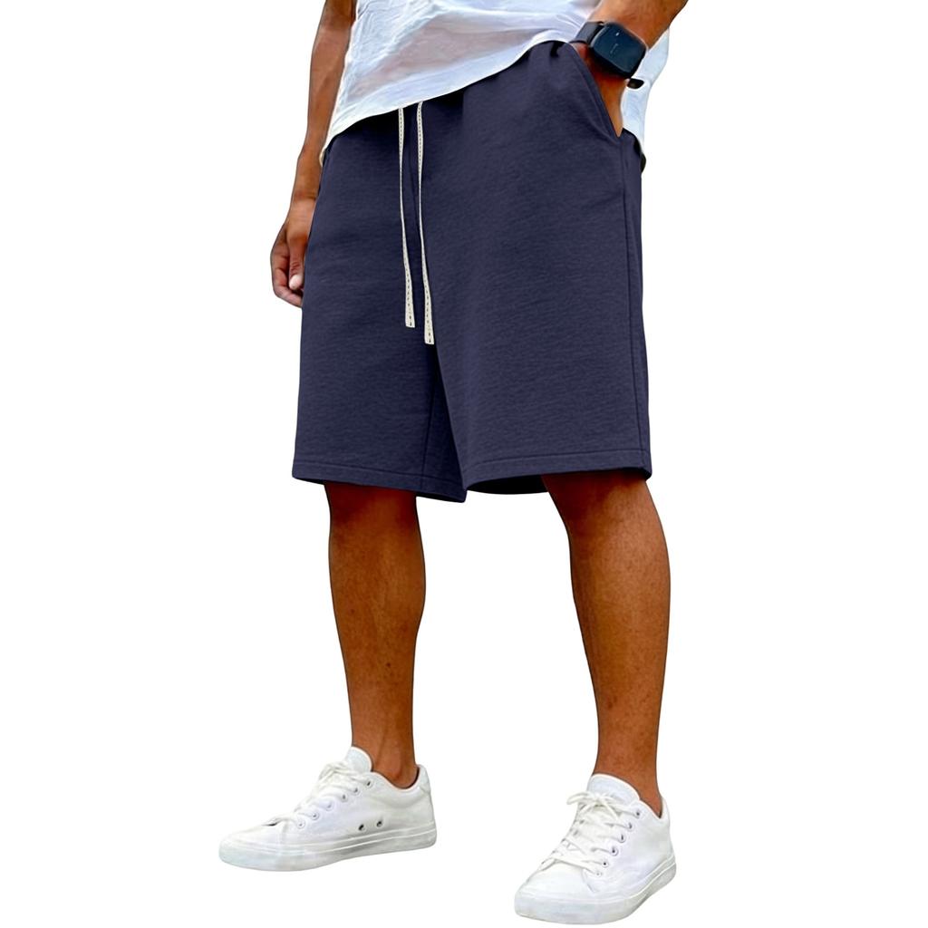 Men's Summer Drawstring Casual Shorts Men's Fashion Sports Shorts