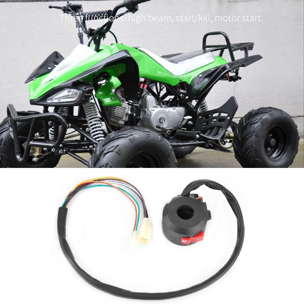 Motorcycle Left Handbar Switch Start Kill ON off Light Switch for 50cC 110cc ATV Quad