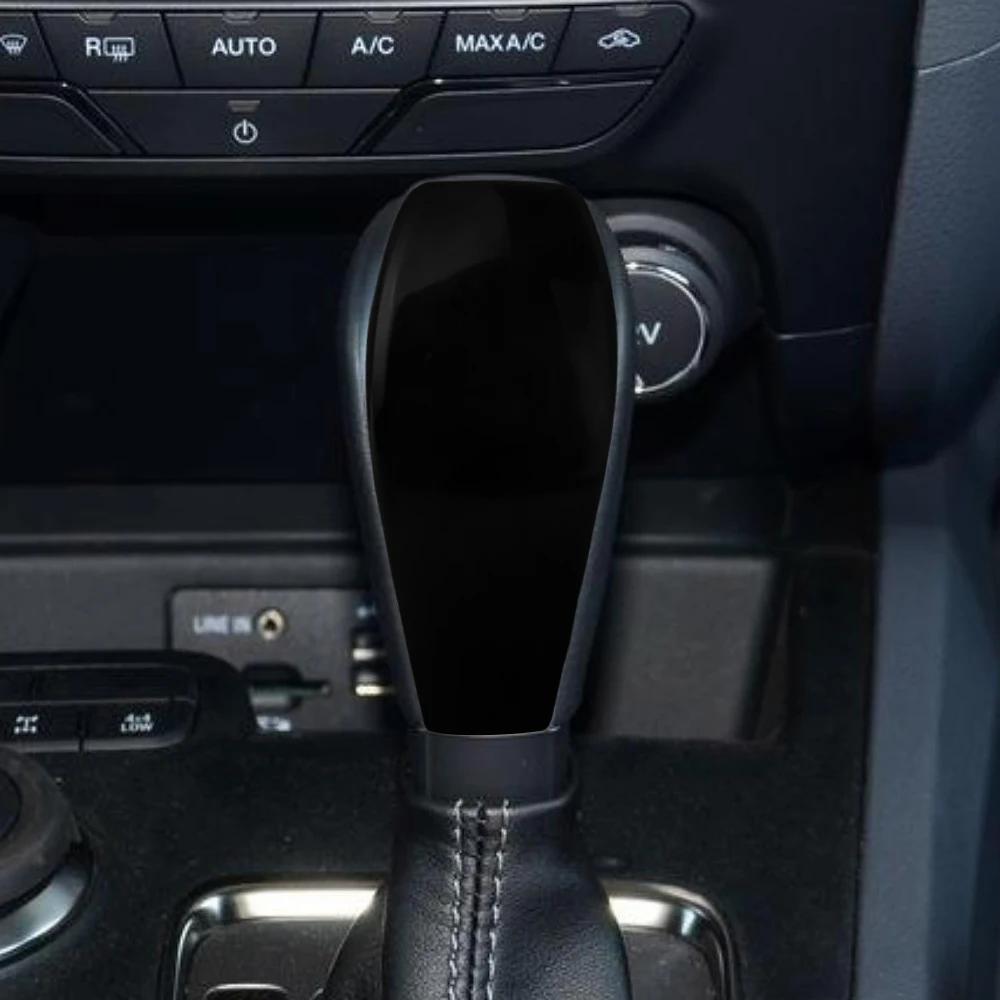 1pc Gear Shift Knob Decorator Cover Trim Sticker for Ford Ranger Everest AT 2015 2016 2017 2018 2019 Accessories