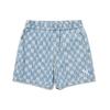 New MLB New York Yankees Denim Shorts Unisex Light Blue 3ADPM4023-50BLL