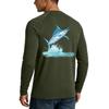 Men's Long Sleeve UPF50+ Sun Protection Shirt Stretch Lightweight Outdoor Sports Fishing Running Top