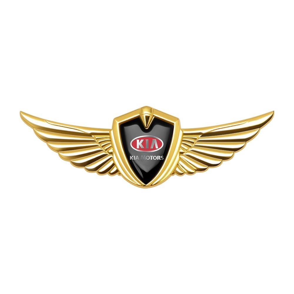 SKTF2 1Pcs Metal Car Emblem Body Trunk Decoration Sticker Accessories For Kia Picanto Rio Ceed Sportage Cerato Soul Sorento Optima