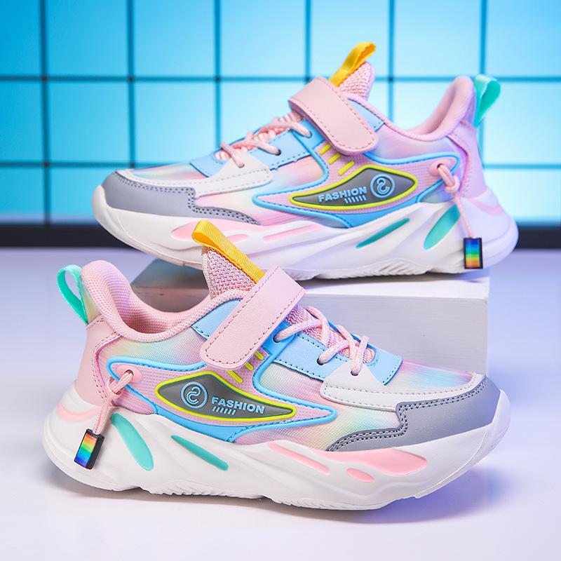 Andningsbara Halkfria Läder Löparskor för Pojkar för Vår och Höst