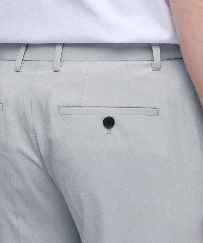 MUSINSA STANDARD [Cooltandard] Semi-Wide Hidden Banding Slacks [Light Gray]