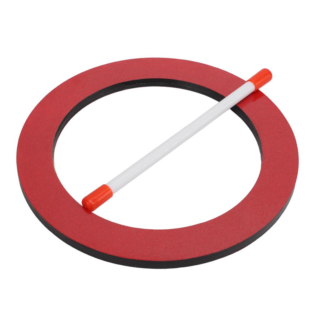 Hand Drum Compressed Board Resin Skin Red Children Enlightenment Percussion InstrumentRound Drum