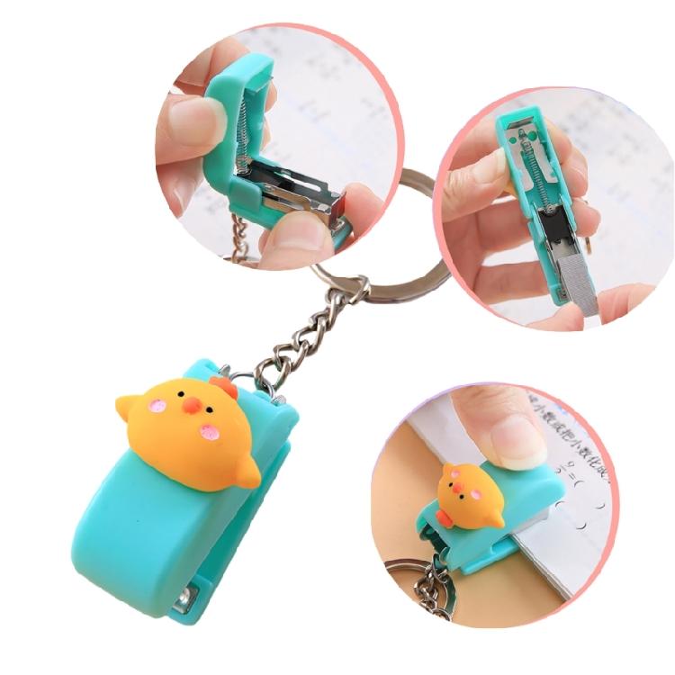 Adorable Miniature Stapler With Keyrings Tiny Keychain Stapler 20 Sheets Capacity For School Offices And Corporate Gifts