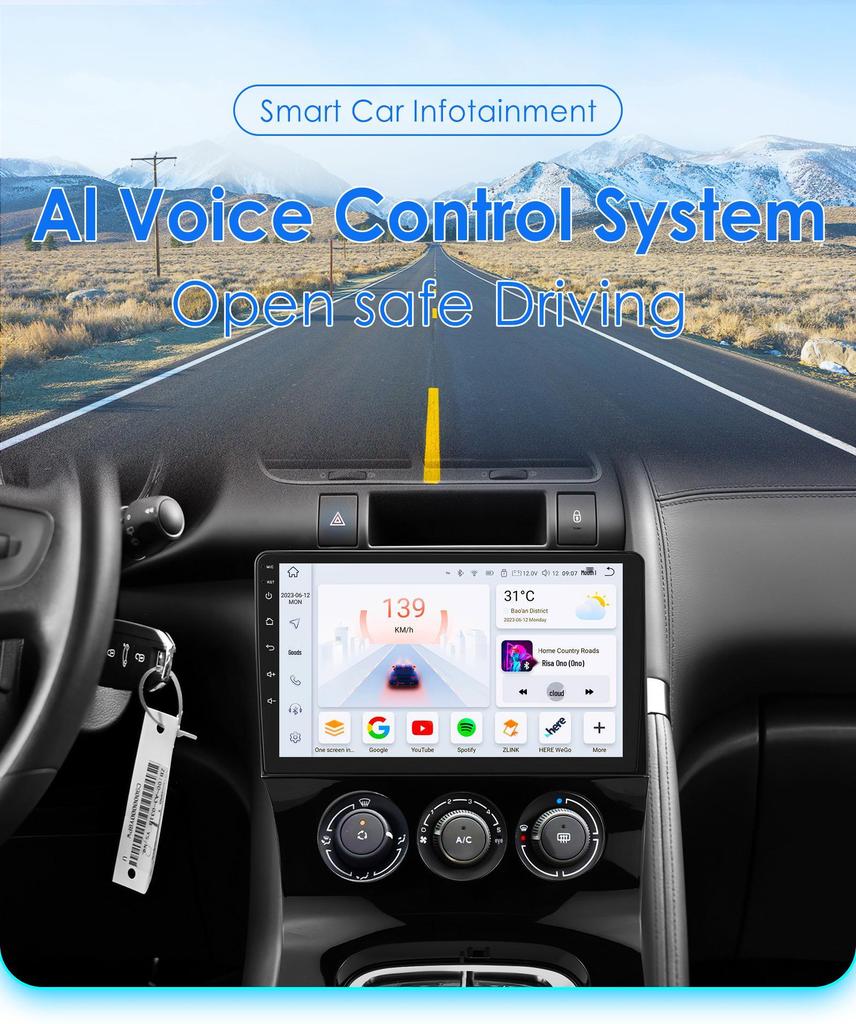 9-Inch Android GPS Navigation System for 2009-2016 Peugeot 3008/5008