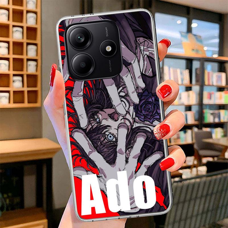 Ado Kyogen X Uta Phone Case For Xiaomi Redmi Note 15 14 13 12 11 10 Pro Plus 14S 12S 11S 11T 11E 10S Soft Fundas Shell Redmi Not