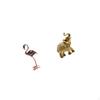 Cute Flamingo Elephant Animal Statue Sculpture Decorative Desk Ornament Artwork Resin Crafts
