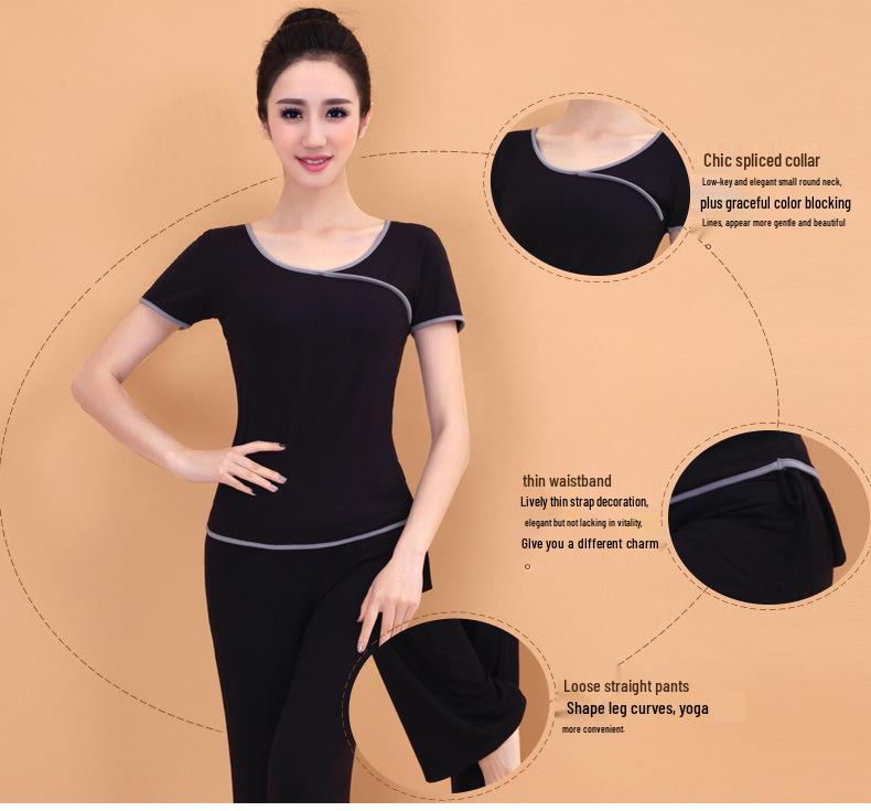 Schmetterlingstanz Yoga-Kleidung: Schlankmachendes Übergrößen Frühling/Sommer Mutter-Tochter Yoga- & Fitness-Set