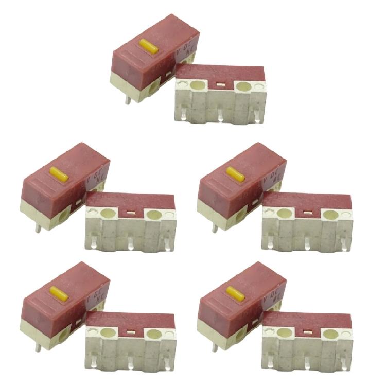 Precise Noiseless Mouse Microswitch 10 Million Clicks for Accurate and Fast Response In Quiet Work Environment