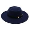 Nyugati Cowboy Kalap Szélvédő Kötél Jazz Kalap Velúr Vintage Felsőkallap Filc Kalap Gyapjú Kalap Férfiaknak és Nőknek