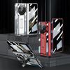 Magnetic Hinge Plating Clear Case For Huawei Mate X6 X5 Front Glass Film Shockproof Stand Transparent Cover For Huawei Mate X3