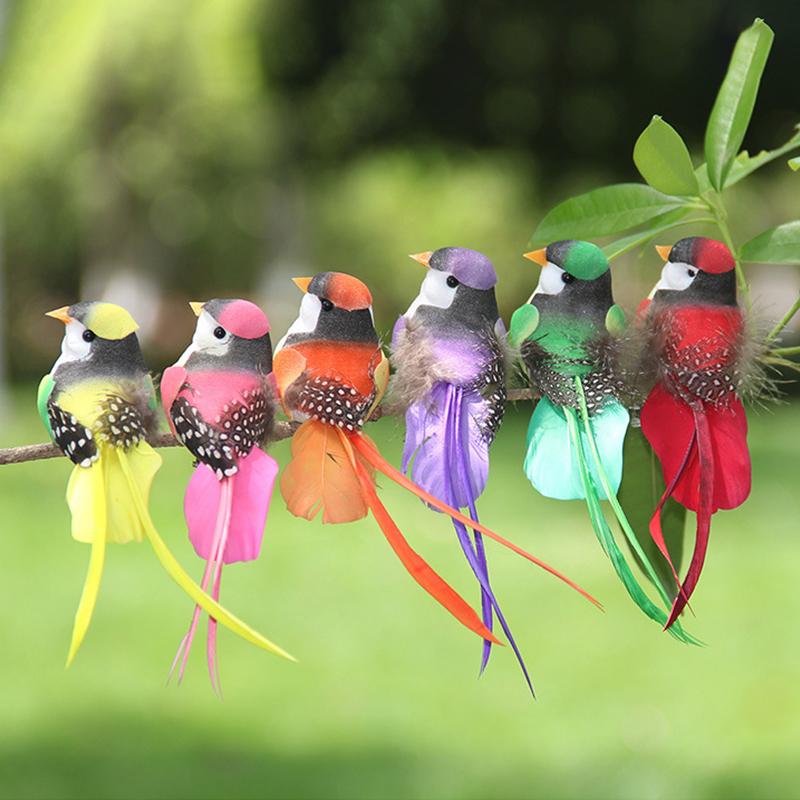 Swallow Tail Bird Clip Handmade Simulation Bird Plant-Decorated Artificial Bird Handicrafts For Ornament