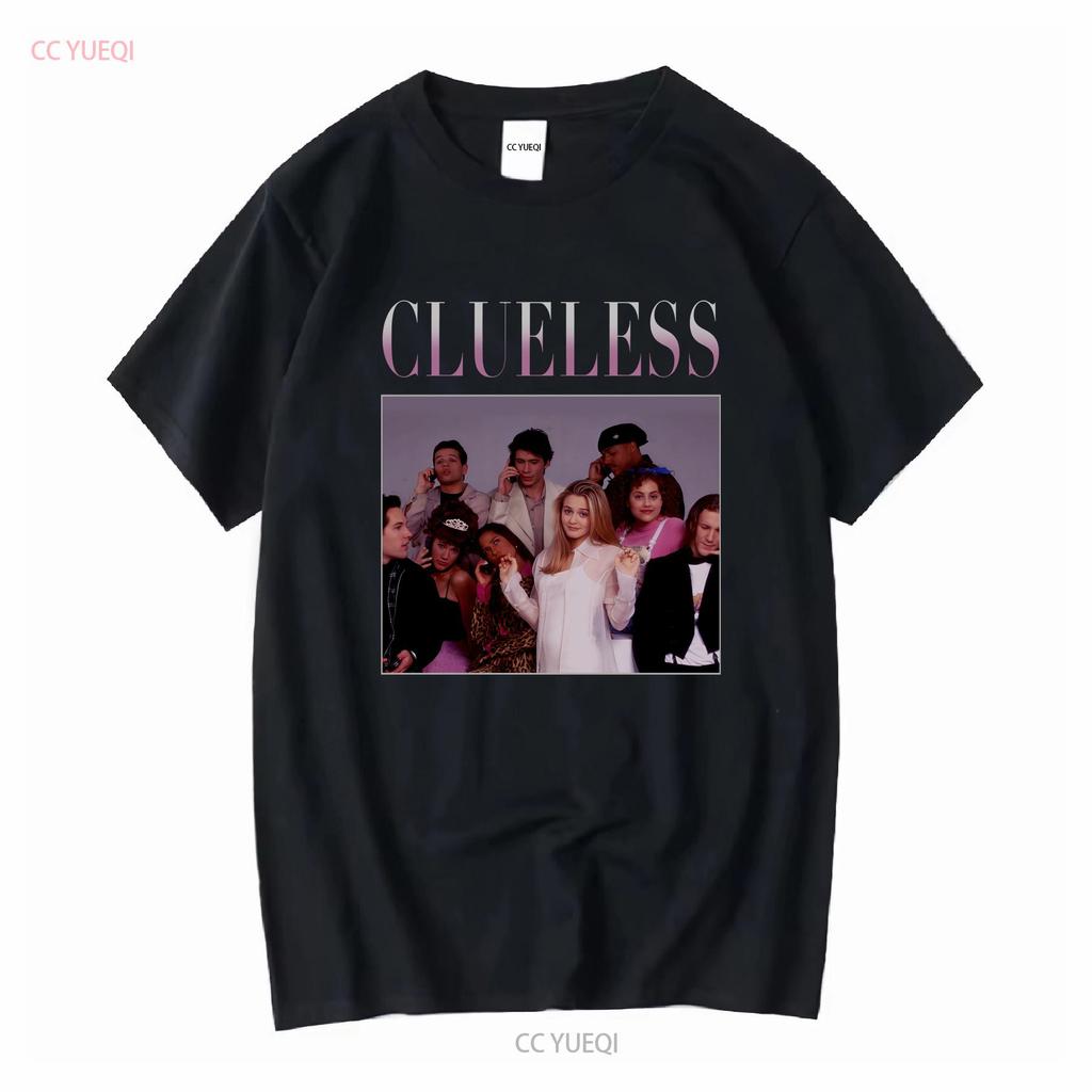 Clueless Movie Characters Vintage T Shirt vintage Washed graphic designer clothes homme Unisex Stretched Breathable streetwear